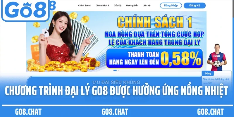 Chương trình đại lý GO8 được hưởng ứng nồng nhiệt